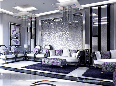 Mr Bashar Al Kahlan Villa interior decor