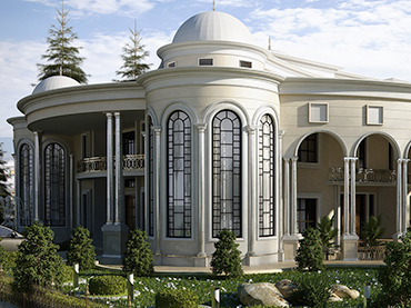 قصر بتصميم معماري كلاسيكي